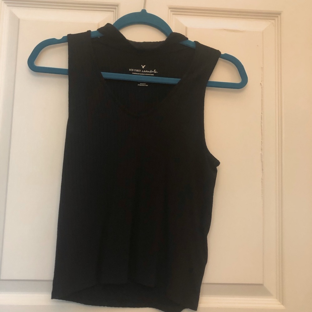 American Eagle Black V-neck